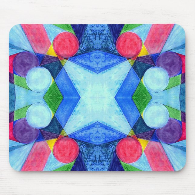 Tapis De Souris Cartons géométriques Mousepad (Devant)