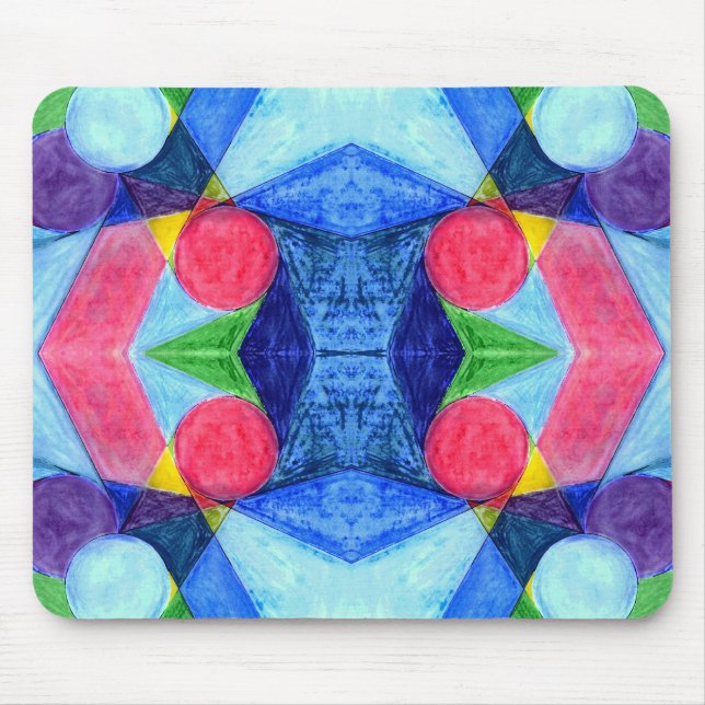 Tapis De Souris Cartons géométriques Mousepad (Devant)