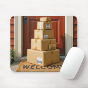 Tapis De Souris Cartons sur un paillasson