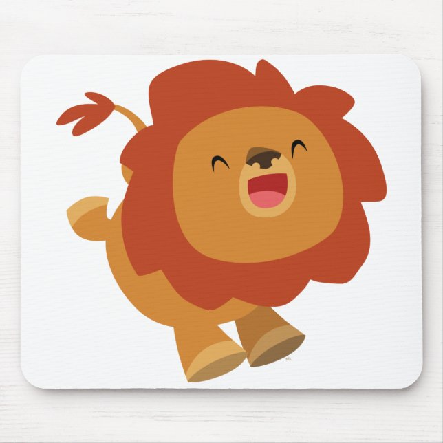 Tapis De Souris Cartoon de jeu mignon Lion Mousepad (Devant)