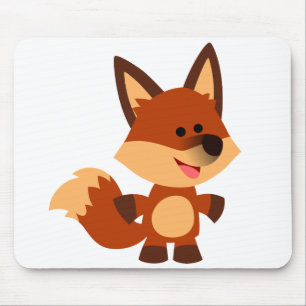 Tapis De Souris Cartoon Innocent Fox Mousepad
