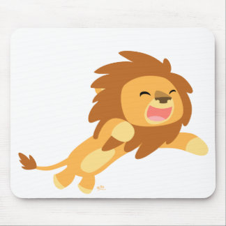 Tapis De Souris Cartoon Joyeux Lion mousepad