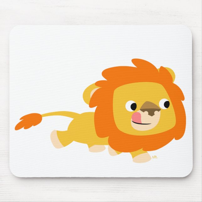 Tapis De Souris Cartoon opportuniste Lion mousepad (Devant)