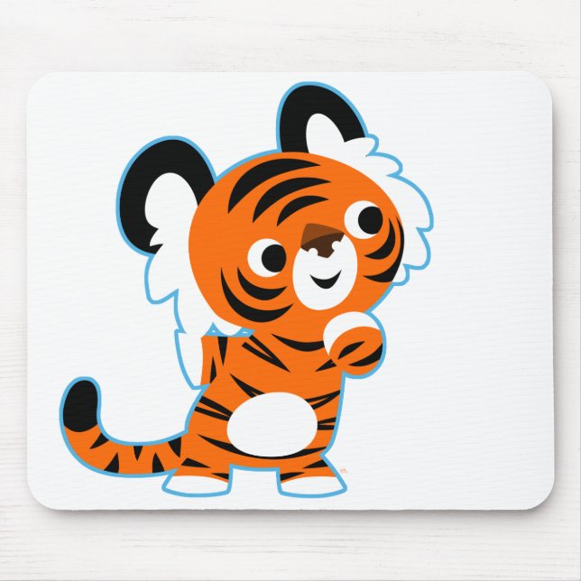 Tapis De Souris Cartoon très intéressant Tiger Mousepad (Devant)