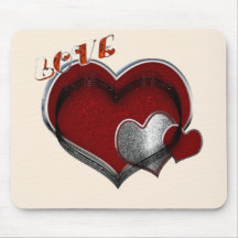 Cartouche de souris Beige Magique Coeur