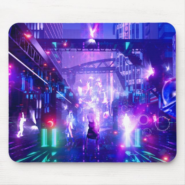 Tapis De Souris Cartouche de souris Cyberpunk (Devant)