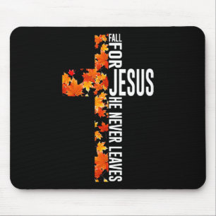 Tapis De Souris Cas For Jesus He Never Leaves Christian Faith Jes