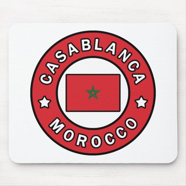 Tapis De Souris Casablanca Maroc (Devant)