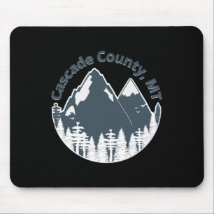 Tapis De Souris Cascade County Mt Montagnes Randonnée Escalade Cam