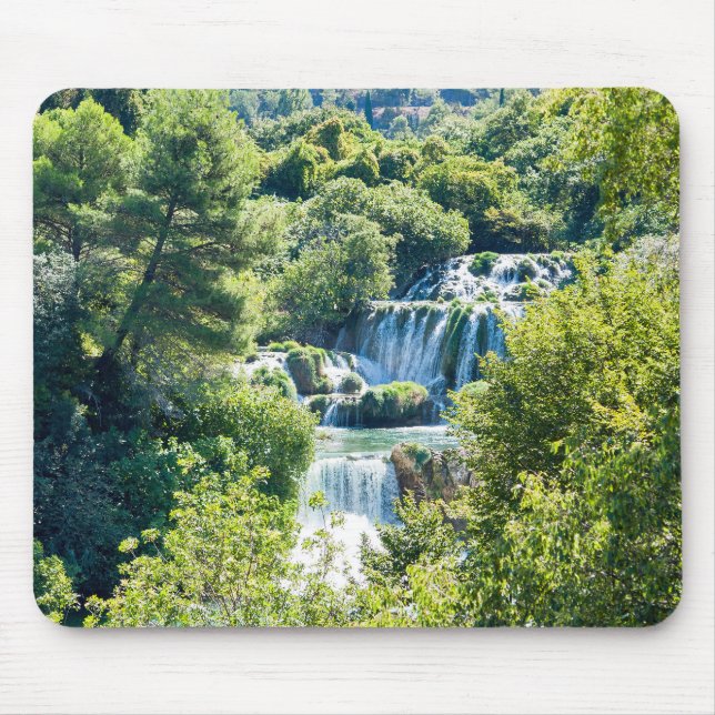 Tapis De Souris Cascade dans le Parc national de Krka - Dalmatie,  (Devant)