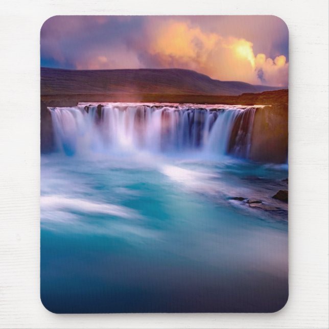 Tapis De Souris Cascade de Goðafoss  Islande (Devant)
