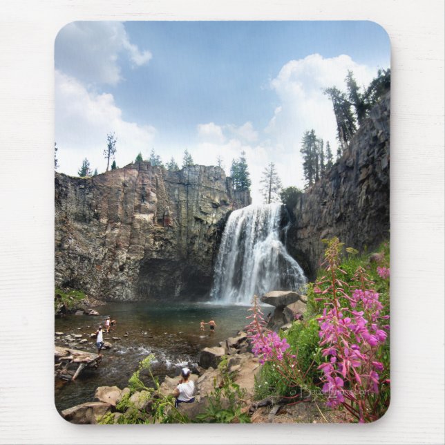Tapis De Souris Cascade de Rainbow Falls - Devils Postpile - Sierr (Devant)