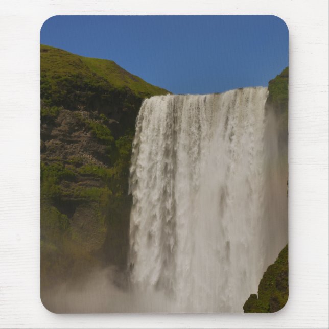 Tapis De Souris Cascade de Skogafoss Islande Mousepad (Devant)