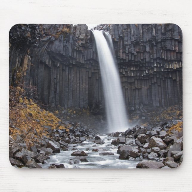 Tapis De Souris Cascade de Svartifoss dans le mousepad de (Devant)