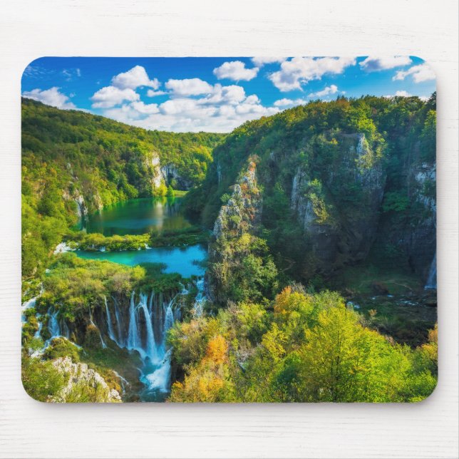 Tapis De Souris Cascade élégante, Croatie (Devant)
