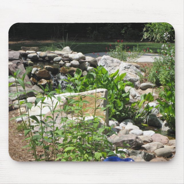 Tapis De Souris Cascade Garden Pond (Devant)