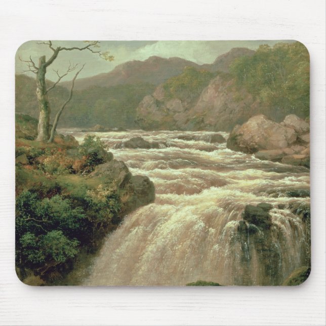Tapis De Souris Cascade sur la rivière Neath, sud du pays de (Devant)