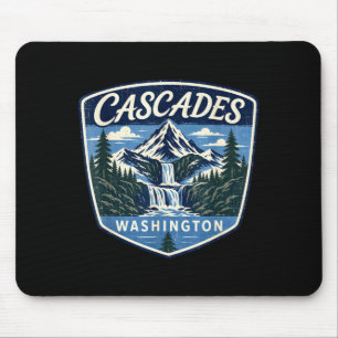 Tapis De Souris Cascades montagne cascade nature Washington