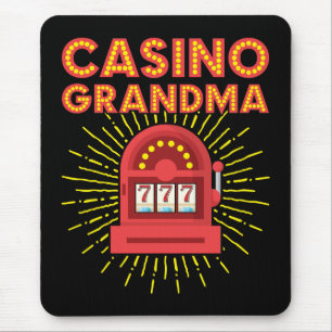 Tapis De Souris Casino Grand-mère Gambling Granny