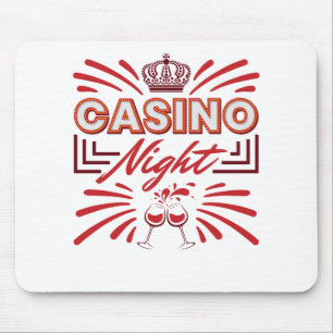 Tapis De Souris Casino Night Party Gambling Lover