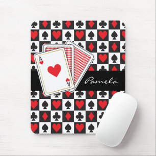Tapis De Souris Casino Playing Card Mouse Pad