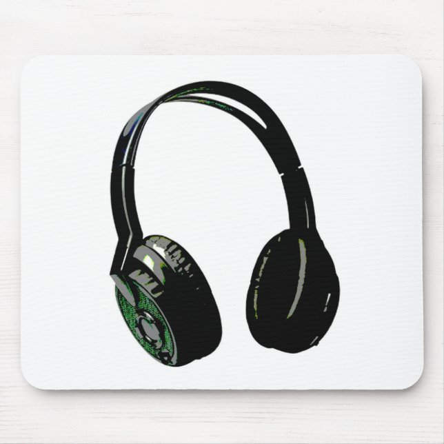 Tapis De Souris Casque Pop Art (Devant)