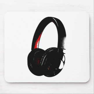 Tapis De Souris Casque Pop Art Head Téléphone