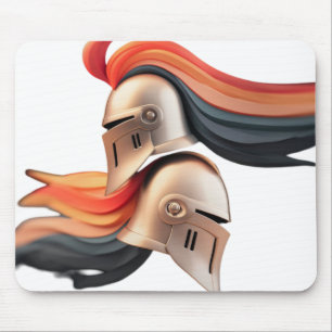 Tapis De Souris casques chevaliers