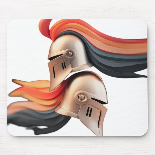 Tapis De Souris casques chevaliers (Devant)