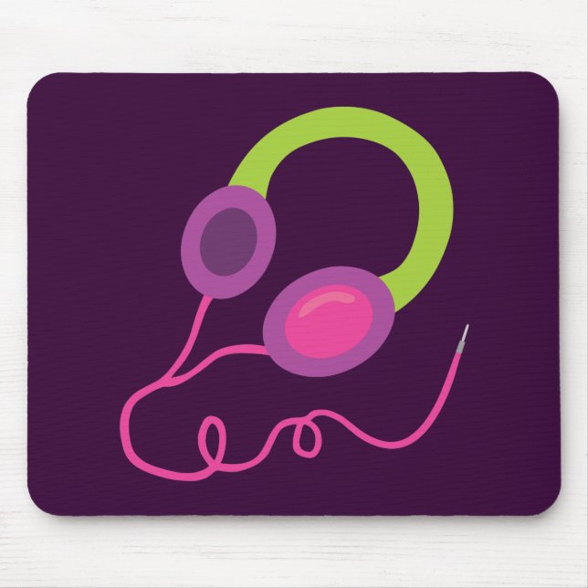 Tapis De Souris Casques Neon (Devant)