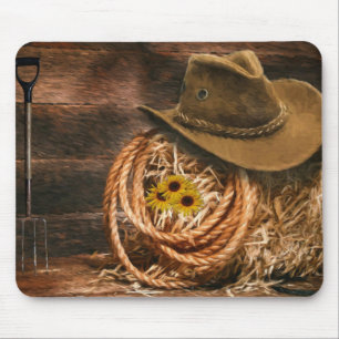Tapis De Souris Casquette Cowboy