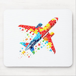 Tapis De Souris Casse-tête d'avion Casse-tête d'horreur Enfants To