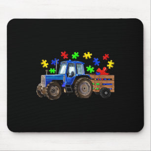 Tapis De Souris Casse-tête de tracteur agricole pour la Journée de