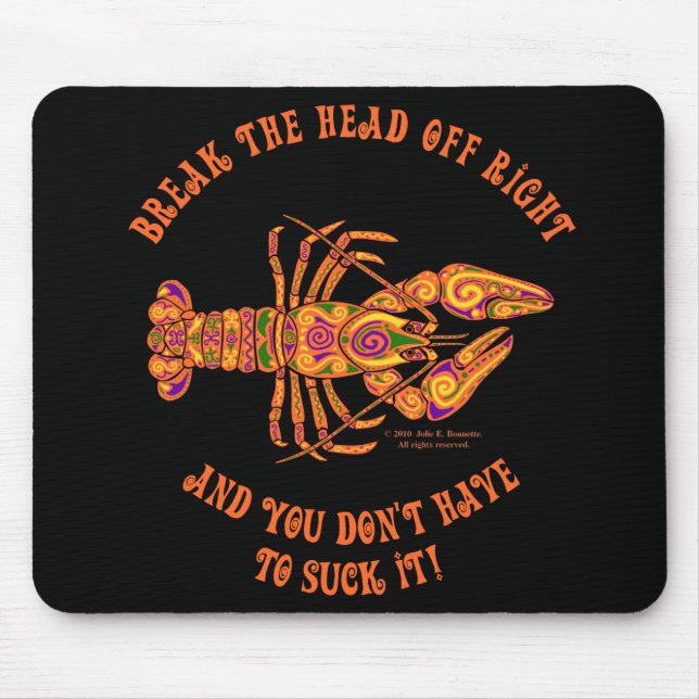 Tapis De Souris Casser le poisson-crâne Mousepad (Devant)