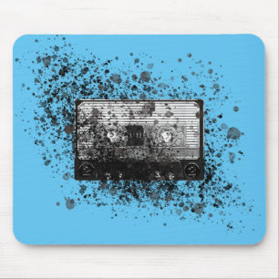 Tapis De Souris Cassette audio rétro