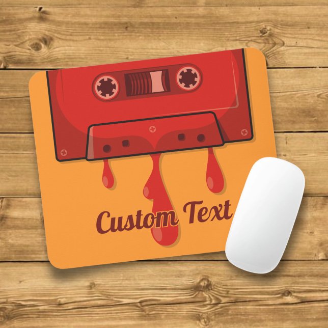 Tapis de souris cassette coeur rouge (Créateur téléchargé)