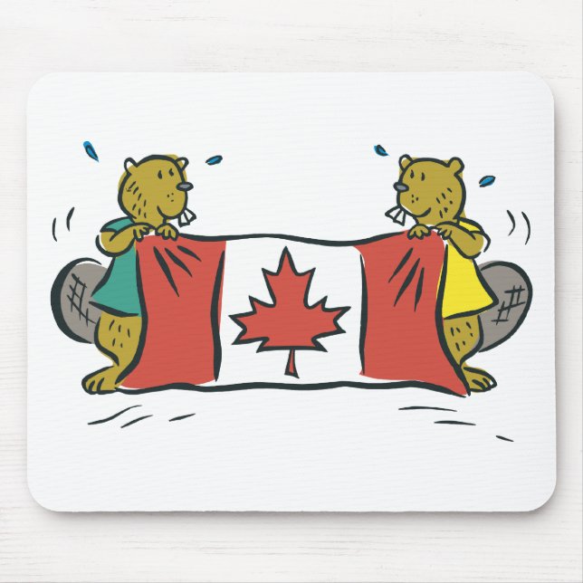Tapis De Souris Castor Canada (Devant)