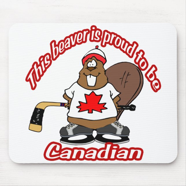Tapis De Souris Castor canadien Mousepad (Devant)