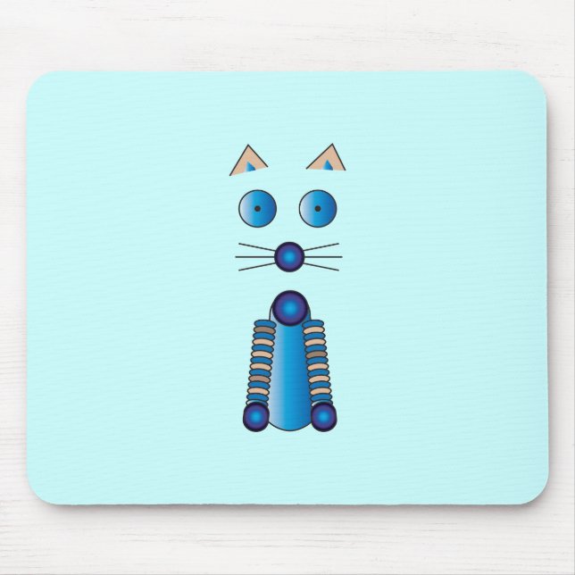 Tapis De Souris CAT bleu (Devant)
