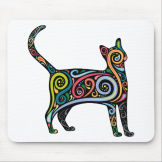 TAPIS DE SOURIS CAT COLORÉ