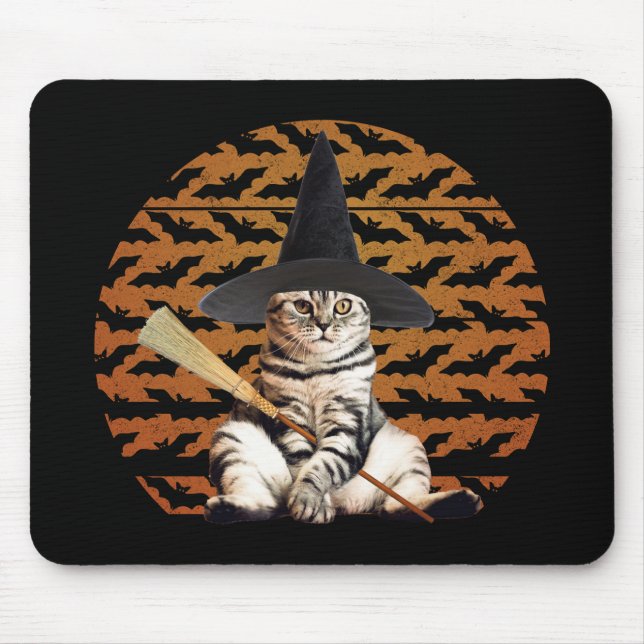 Tapis De Souris Cat Halloween (Devant)