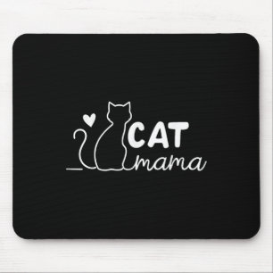Tapis De Souris Cat Mama I Love Cat Cat Maman Idée Cli Super Pour