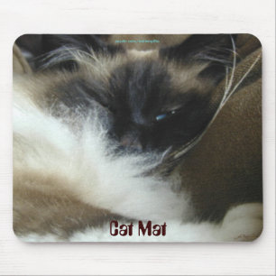 Tapis De Souris "Cat Mat" Feline lover Mouse Mat