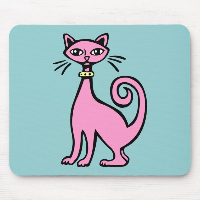 Tapis De Souris Cat rétro (Devant)