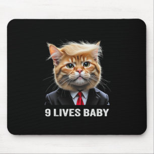 Tapis De Souris Cat Trump 9 Lives Baby Trump 2024 Victoire remport