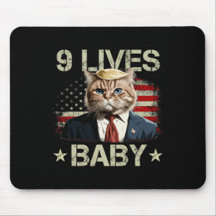 Tapis De Souris Cat Trump 9 Vies Ba