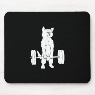 Tapis De Souris Cat Weightlifting And Gym