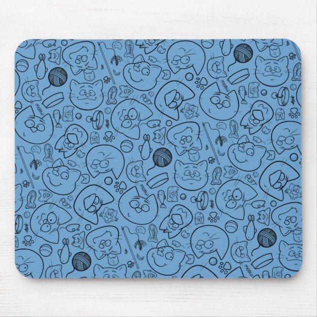 Tapis De Souris Catastrophe mousepad, bleu (Devant)