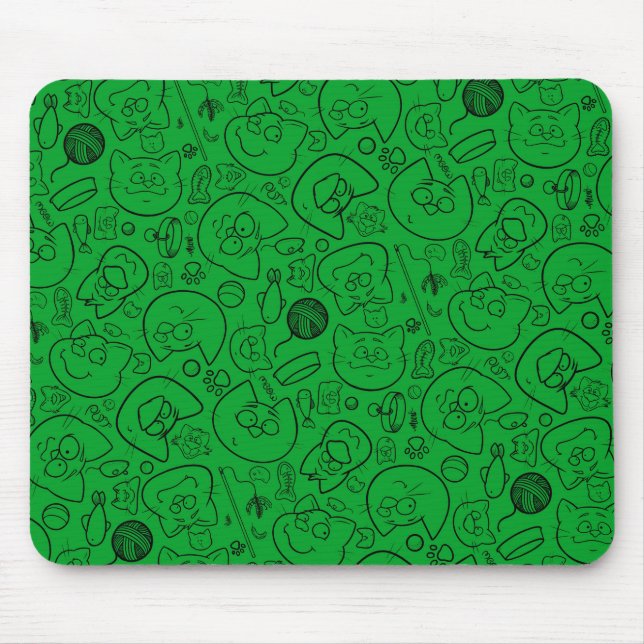 Tapis De Souris Catastrophe mousepad, vert (Devant)
