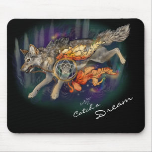 Tapis De Souris Catch a Dream, Dreamcatcher Wolf~mousepad